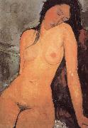 Amedeo Modigliani seated female nude Spain oil painting artist